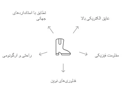 کفش عایق برق فشار قوی